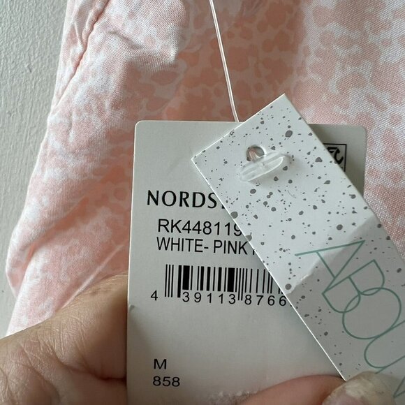 Abound A line Mini MOO Skirt Size MEDIUM Blush Pink Abstract - Picture 8 of 10